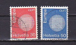 Switzerland, 1970, Europa CEPT, Set, USED - Gebruikt