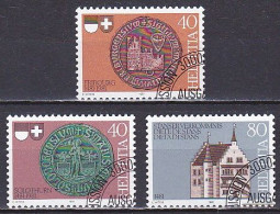 Switzerland, 1981, Diet Of Stans 500th Anniv, Set, CTO - Gebraucht