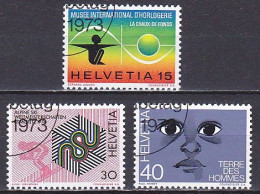 Switzerland, 1973, Publicity Issue, Set, CTO - Usati