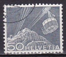 Switzerland, 1949, Landscapes & Technology/Cablecar, 50c, USED - Usati