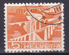 Switzerland, 1949, Landscapes & Technology/Sitter Viaducts, 5c, USED - Usati