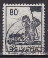 Switzerland, 1941, Historical Images/Dying Soldier, 80c, USED - Used Stamps