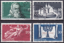 Switzerland, 1948, Swiss Constitution Centenary, Set, USED - Used Stamps