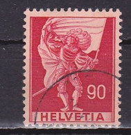 Switzerland, 1941, Historical Images/Standard-bearer, 90c, USED - Gebruikt