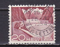 Switzerland, 1949, Landscapes & Technology/Grimsel Reservoir, 20c/Building Groundline Complete, USED - Used Stamps