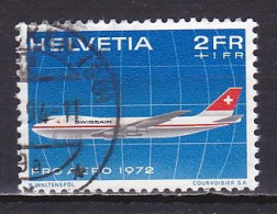 Switzerland, 1972, Pro-Aero, 2Fr +1Fr, USED - Usati