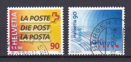 Switzerland, 1998, Post & Swisscom, Set, USED - Oblitérés