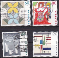 Switzerland, 1993, Art By Swiss Women, Set, USED - Gebruikt