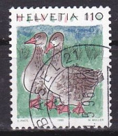 Switzerland, 1994, Animals/Geese, 110c, USED - Used Stamps