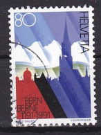 Switzerland, 1991, Bern 800th Anniv, 80c, USED - Used Stamps