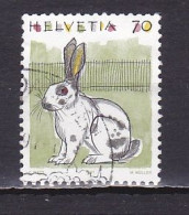 Switzerland, 1991, Animals/Rabbit, 70c, USED - Usati