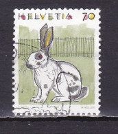 Switzerland, 1991, Animals/Rabbit, 70c, USED - Gebruikt