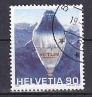 Switzerland, 1999, World Circumnavigation By Ballon, 90c, USED - Usati