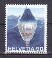 Switzerland, 1999, World Circumnavigation By Ballon, 90c, USED - Oblitérés