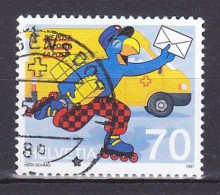 Switzerland, 1997, Globi As Postman, 70c, USED - Gebruikt