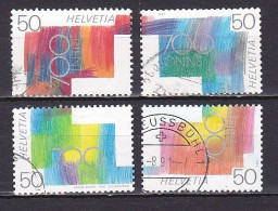 Switzerland, 1991, Swiss Conferderation 700th Anniv, Set, USED - Usados