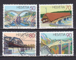 Switzerland, 1991, Bridges, Set, USED - Used Stamps