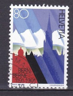 Switzerland, 1991, Bern 800th Anniv, 80c, USED - Oblitérés