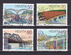 Switzerland, 1991, Bridges, Set, USED - Usados