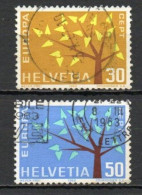 Switzerland, 1962, Europa CEPT, Set, USED - Oblitérés