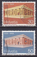 Switzerland, 1969, Europa CEPT, Set, USED - Oblitérés