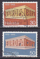 Switzerland, 1969, Europa CEPT, Set, USED - Gebruikt