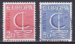 Switzerland, 1966, Europa CEPT, Set, USED - Oblitérés