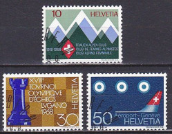 Switzerland, 1968, Publicity Issue, Set, CTO - Used Stamps