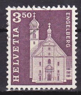 Switzerland, 1967, Monuments/Engelberg, 3,50Fr, USED - Gebraucht