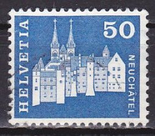 Switzerland, 1968, Monuments/Neuchâtel, 50c, USED - Used Stamps