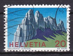 Switzerland, 1969, Swiss Alps/Kreuzberge, 20c, USED - Gebruikt