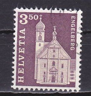Switzerland, 1967, Monuments/Engelberg, 3,50Fr, USED - Used Stamps