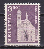 Switzerland, 1967, Monuments/Engelberg, 3,50Fr, USED - Usados