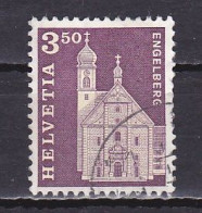 Switzerland, 1967, Monuments/Engelberg, 3,50Fr, USED - Usati