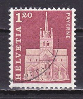 Switzerland, 1968, Monuments/Payerne, 1.20Fr, USED - Used Stamps