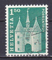 Switzerland, 1968, Monuments/Porrentruy, 1.50Fr, USED - Gebraucht