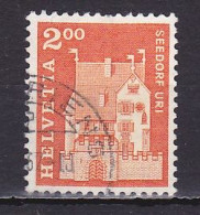 Switzerland, 1967, Monuments/Seedorf, 2.00Fr, USED - Usados