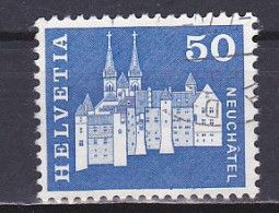 Switzerland, 1968, Monuments/Neuchâtel, 50c, USED - Gebruikt