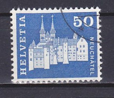 Switzerland, 1968, Monuments/Neuchâtel, 50c, USED - Gebruikt