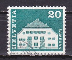 Switzerland, 1968, Monuments/Samedan, 20c, USED - Usados