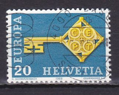 Switzerland, 1968, Europa CEPT, 20c, USED - Gebruikt