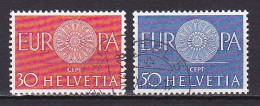 Switzerland, 1960, Europa CEPT, Set, USED - Oblitérés