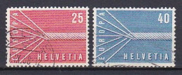 Switzerland, 1957, Europa CEPT, Set, USED - Usados