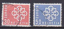 Switzerland, 1959, Europa Issue, Set, USED - Used Stamps