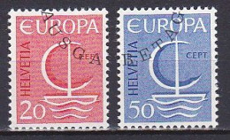 Switzerland, 1966, Europa CEPT, Set, CTO - Oblitérés