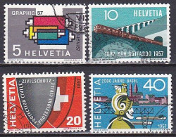 Switzerland, 1957, Publicity Issue, Set, USED - Oblitérés