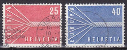 Switzerland, 1957, Europa CEPT, Set, USED - Gebruikt