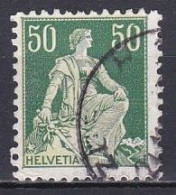 Switzerland, 1933, Helvetia With Sword/Grilled Gum, 50c, USED - Usados