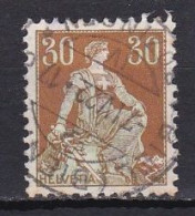 Switzerland, 1908, Helvetia With Sword, 30c, USED - Used Stamps