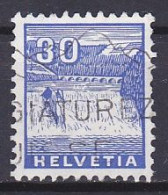 Switzerland, 1934, Landscapes/Rhein Falls, 30c, USED - Gebruikt